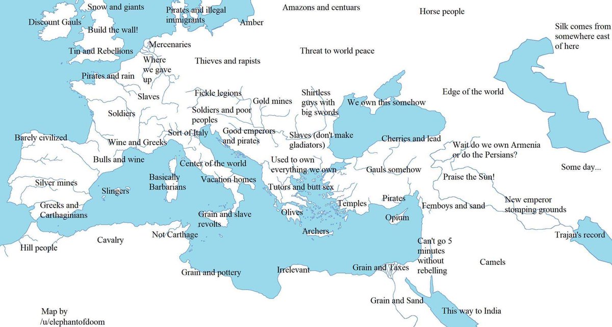 Roman View of the World Map